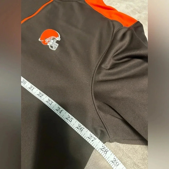 NFL Cleveland Browns Quarter Zip Pullover Men’s Size 3XL Football - Picture 4 of 5